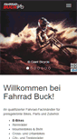 Mobile Screenshot of fahrrad-buck.de